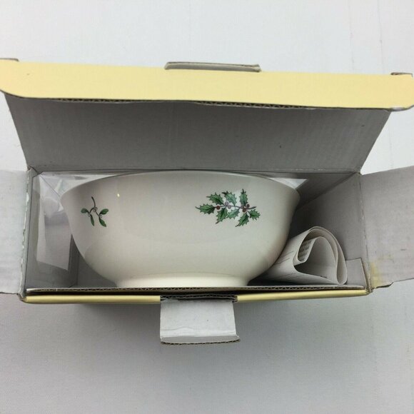 Spode Christmas Tree Porcelain China Revere Bowl With Box Legend Wishing Cheer - Picture 9 of 9
